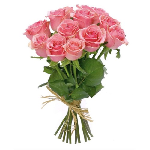 Купить на заказ Букет из 11 розовых роз с доставкой в Талгаре